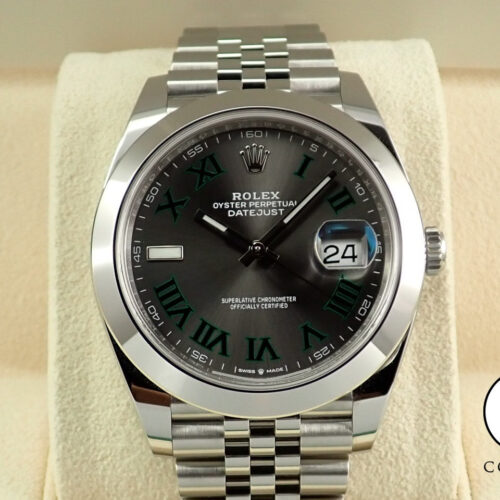 ロレックス デイトジャスト41 Ref.126300 ステンレススチール スレートローマン文字盤 ジュビリーブレスレット 極美品 H31YX12J 商品画像1