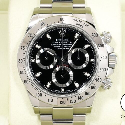 ロレックス デイトナ Ref.116520 ステンレススチール ブラック文字盤 美中古 je48h6w8 商品画像1