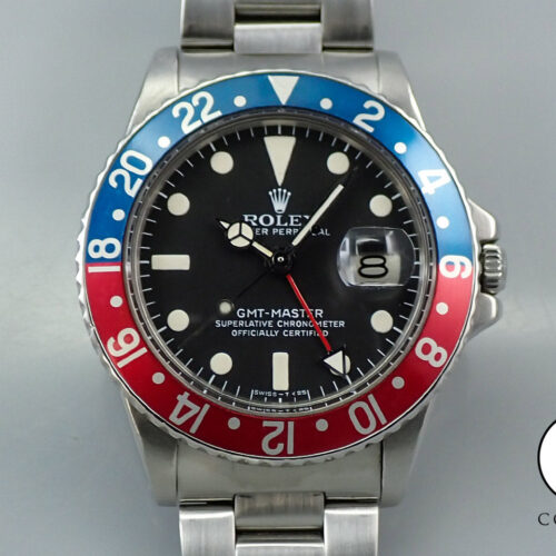 ロレックス GMTマスター Ref.1675 ステンレススチール ブラック文字盤 オイスターブレスレット 商品画像1