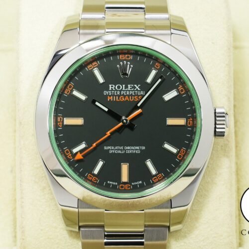ロレックス ミルガウス Ref.116400GV ステンレススチール ブラック文字盤 美中古 3kewng2g 商品画像1