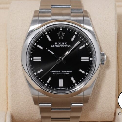 ロレックス オイスターパーペチュアル36 Ref.126000 ステンレススチール ブラック文字盤 商品画像1