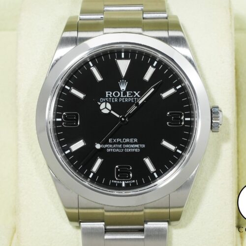 ロレックス エクスプローラーI Ref.214270 ステンレススチール ブラック文字盤 オイスターブレスレット 美品 efxwj8tp 商品画像1