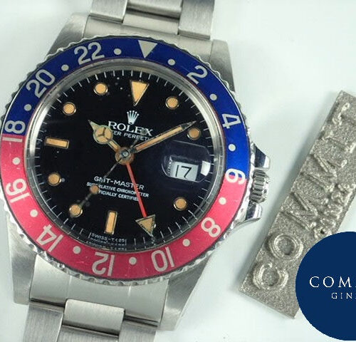 ロレックス GMTマスター Ref.16750 ブラック文字盤 中古 gmt-master-126 オイスターブレスレット 商品画像1