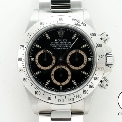 ロレックス デイトナ エルプリメロ Ref.16520 ステンレススチール ブラック文字盤 中古 b97zg7qp 商品画像1