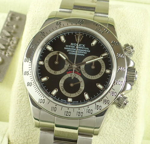 ロレックス デイトナ Ref.116520 ブラック文字盤 中古 daytona-123 商品画像1