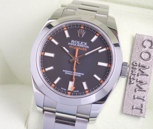 ロレックス ミルガウス Ref.116400 ブラック文字盤 中古 milgauss 商品画像1