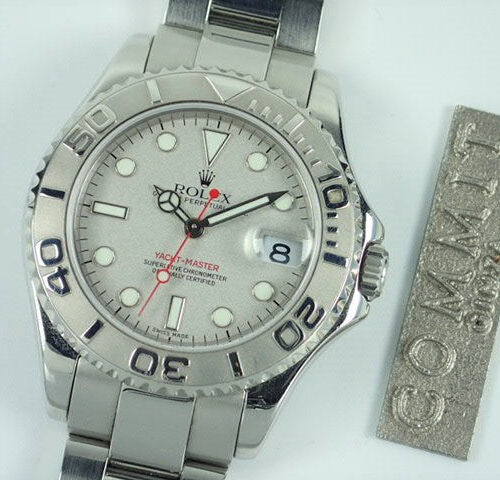 ロレックス ヨットマスター Ref.168622 シルバー文字盤 中古 yacht-master-35 商品画像1
