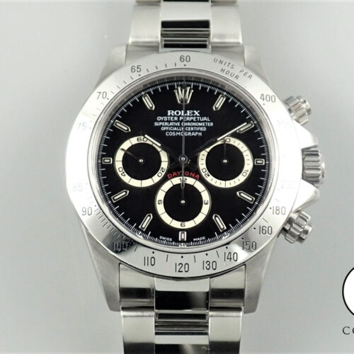 ロレックス デイトナ エルプリメロ Ref.16520 ステンレススチール ブラック文字盤 商品画像1