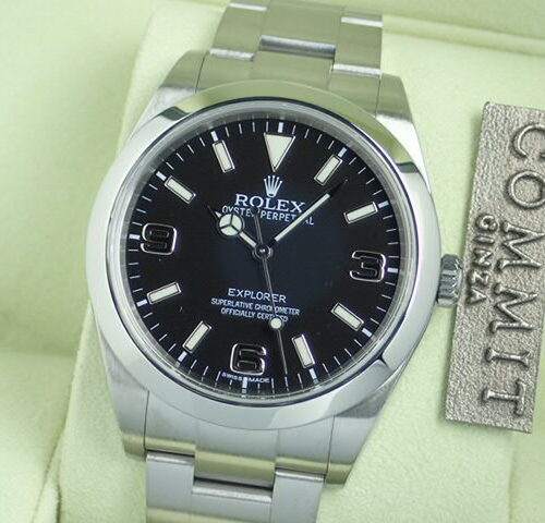 ロレックス エクスプローラー Ref.214270 ブラック文字盤 中古 explorer-68 商品画像1
