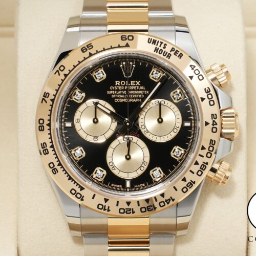 ロレックス デイトナ Ref.126503G ステンレススチール/イエローゴールド ブラックxゴールデンx8Pダイヤ文字盤 未使用 ymdykkdc 商品画像1
