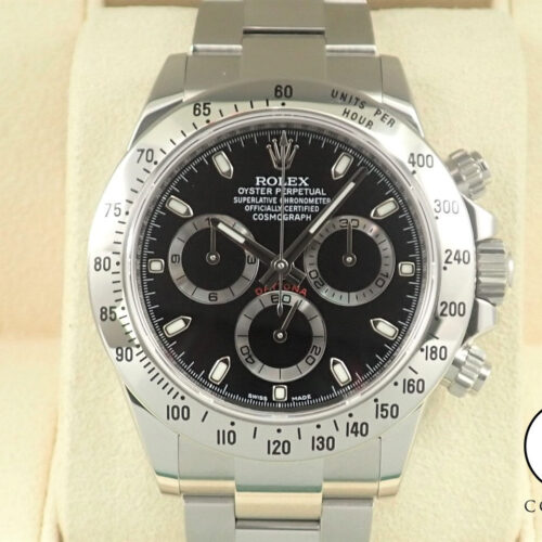 ロレックス デイトナ Ref.116520 ステンレススチール ブラック文字盤 商品画像1