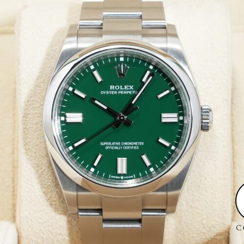 ロレックス オイスターパーペチュアル36 Ref.126000 ステンレススチール グリーン文字盤 商品画像1