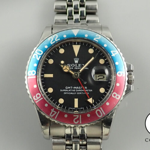 ロレックス GMTマスター Ref.1675 ステンレススチール ブラック文字盤 ジュビリーブレスレット 中古 9PUKCYMF 商品画像1
