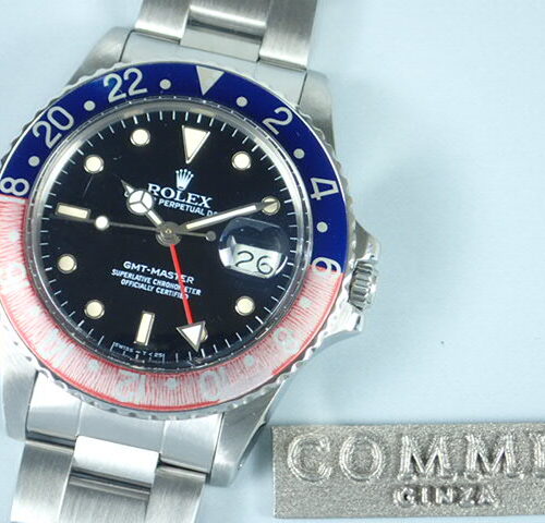 ロレックス GMTマスター Ref.16750 ブラック文字盤 中古 gmt-master-28 オイスターブレスレット 商品画像1