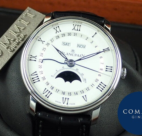 ブランパン ヴィルレ Ref.6654A-1127-55B ホワイト文字盤 中古 villeret-2 商品画像1