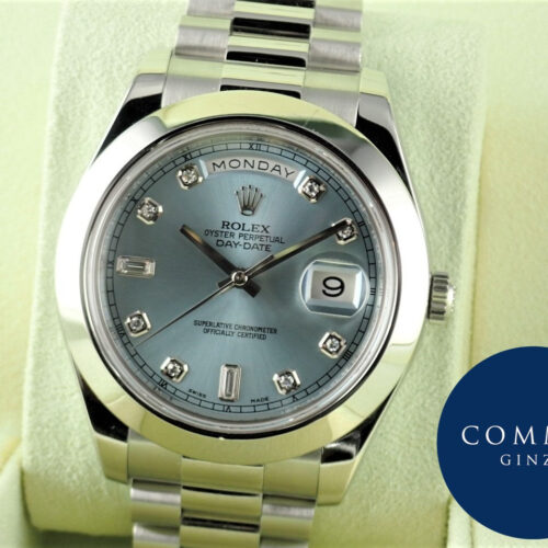 ロレックス デイデイトII Ref.218206A アイスブルー文字盤 中古 day-date-63 商品画像1
