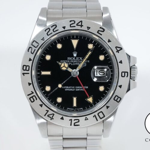 ロレックス エクスプローラーII Ref.16550 ステンレススチール ブラック文字盤 オイスターブレスレット 中古 bsdqwqqt 商品画像1