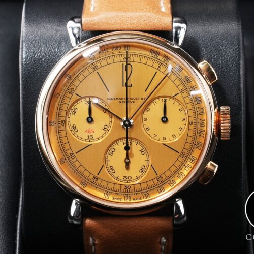 オーデマピゲ リマスター 01 クロノグラフ Ref.26595SR.OO.A032VE.01 ステンレススチール/ピンクゴールド イエローゴールドカラー文字盤 中古 bwu8q9nr 商品画像1
