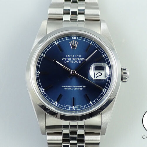 ロレックス デイトジャスト36 Ref.16200 ステンレススチール ブルー文字盤 ジュビリーブレスレット 商品画像1