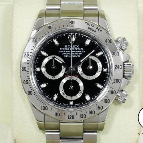 ロレックス デイトナ Ref.116520 ステンレススチール ブラック文字盤 中古 f3u42i36 商品画像1