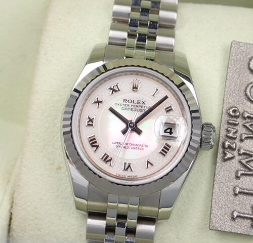 ロレックス デイトジャスト Ref.179174NRD デコレーションピンクシェル文字盤 中古 datejust-34 ジュビリーブレスレット 商品画像1