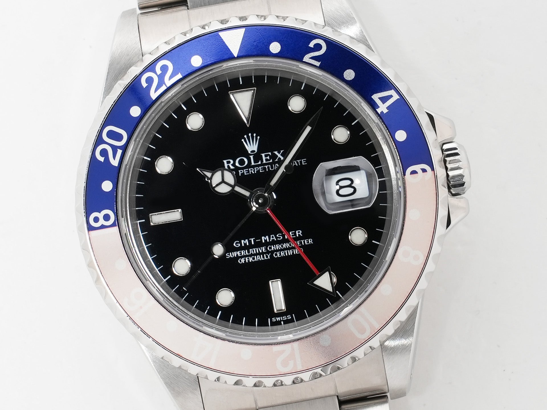 ロレックス GMTマスター Ref.16700 ステンレススチール ブラック文字盤 オイスターブレスレット 美中古 h8ppqttz 商品画像3