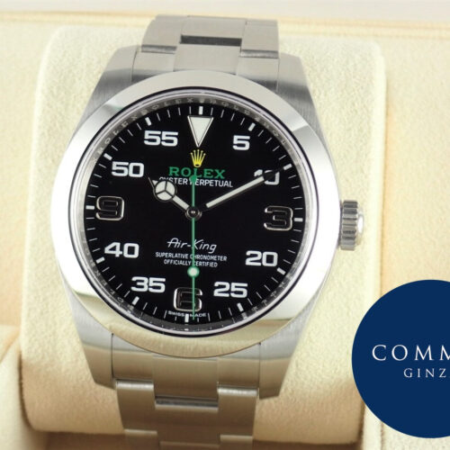 ロレックス エアキング Ref.116900 ブラック文字盤 未使用 airking-24 商品画像1
