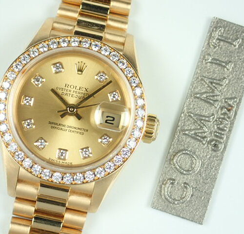 ロレックス デイトジャスト Ref.79138 シャンパン文字盤 中古 datejust-110 プレジデントブレスレット 商品画像1
