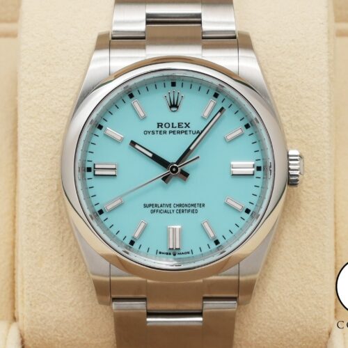 ロレックス オイスターパーペチュアル36 Ref.126000 ステンレススチール ターコイズ文字盤 商品画像1