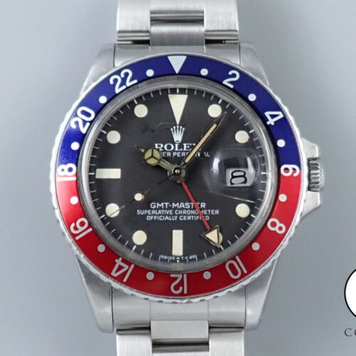 ロレックス GMTマスター Ref.1675 ステンレススチール ブラック文字盤 オイスターブレスレット 商品画像1
