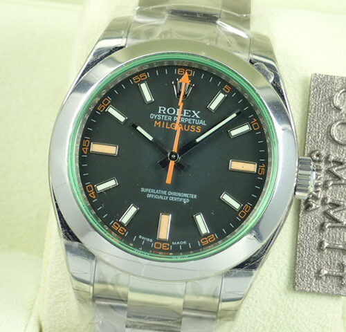 ロレックス ミルガウス Ref.116400GV ブラック文字盤 中古 milgauss-15 商品画像1