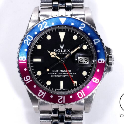 ロレックス GMTマスター Ref.1675 ステンレススチール ブラック文字盤 ジュビリーブレスレット 中古 mbpd2k4i 商品画像1