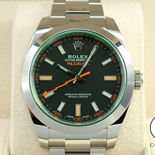 ロレックス ミルガウス Ref.116400GV ステンレススチール ブラック文字盤 商品画像1