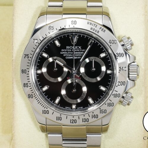ロレックス デイトナ Ref.116520 ステンレススチール ブラック文字盤 中古 sps65gzh 商品画像1