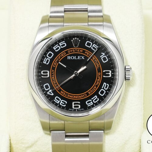 ロレックス オイスターパーペチュアル36 Ref.116000 ステンレススチール ブラックコンセントリック文字盤 中古 ycrm5u9v 商品画像1
