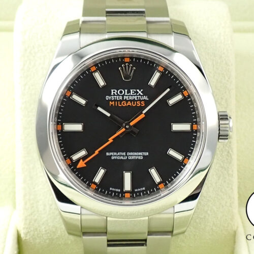 ロレックス ミルガウス Ref.116400 ステンレススチール ブラック文字盤 商品画像1