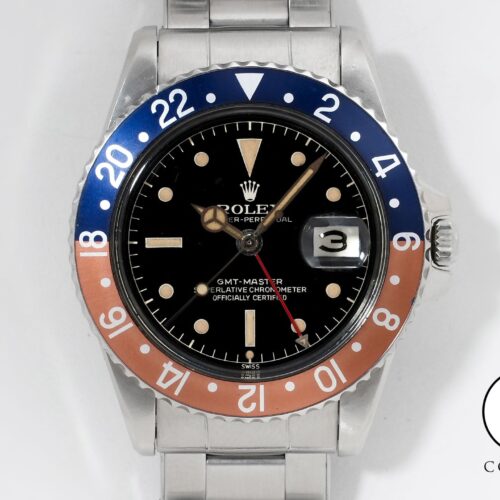 ロレックス GMTマスター Ref.1675 ステンレススチール ブラック文字盤 オイスターブレスレット 中古 rcyzaeiv 商品画像1