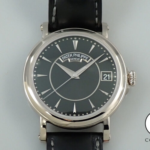 パテックフィリップ カラトラバ オフィサー Ref.5153G-001 ホワイトゴールド ブラック文字盤 商品画像1
