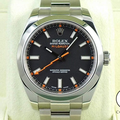 ロレックス ミルガウス Ref.116400 ステンレススチール ブラック文字盤 商品画像1