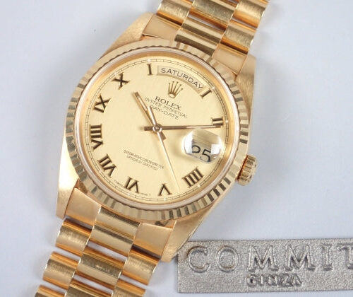 ロレックス デイデイト Ref.18238 シャンパン文字盤 中古 day-date-8 商品画像1