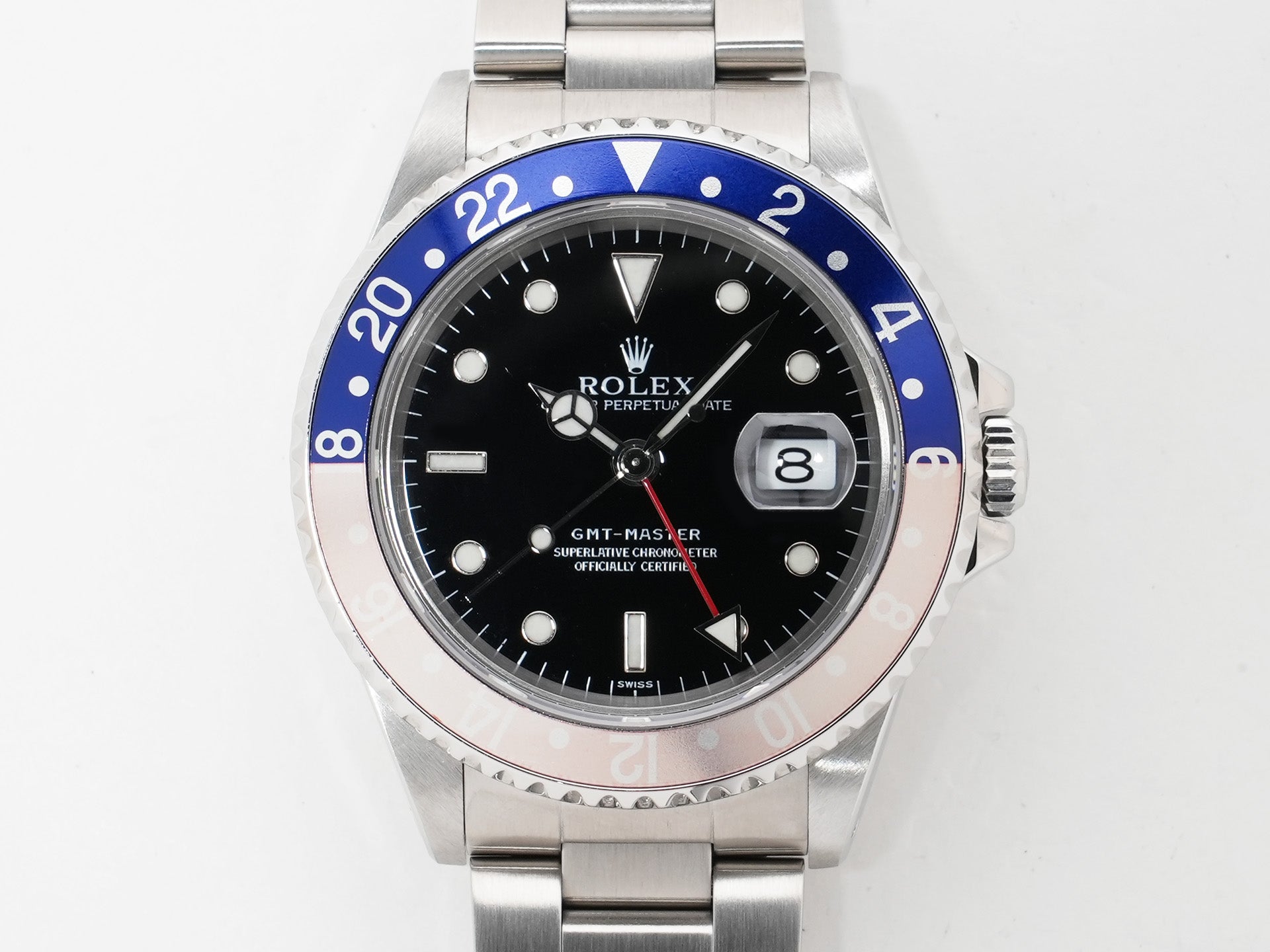 ロレックス GMTマスター Ref.16700 ステンレススチール ブラック文字盤 オイスターブレスレット 美中古 h8ppqttz 商品画像2