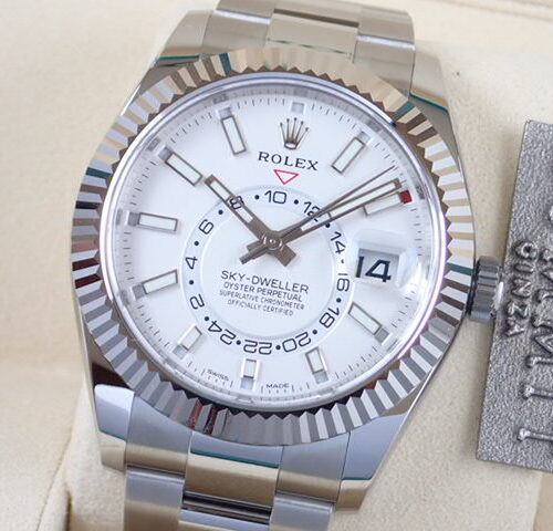 ロレックス スカイドゥエラー Ref.326934 ホワイト文字盤 未使用 sky-dweller-2 オイスターブレスレット 商品画像1