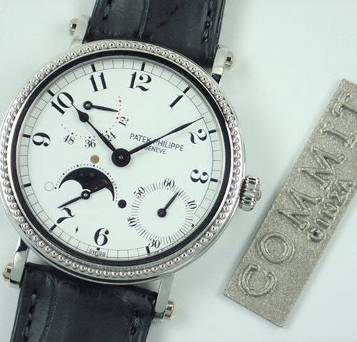 パテックフィリップ プチコンプリケーション Ref.5015P-001 ホワイト文字盤 中古 power-reserve-moon-phase 商品画像1