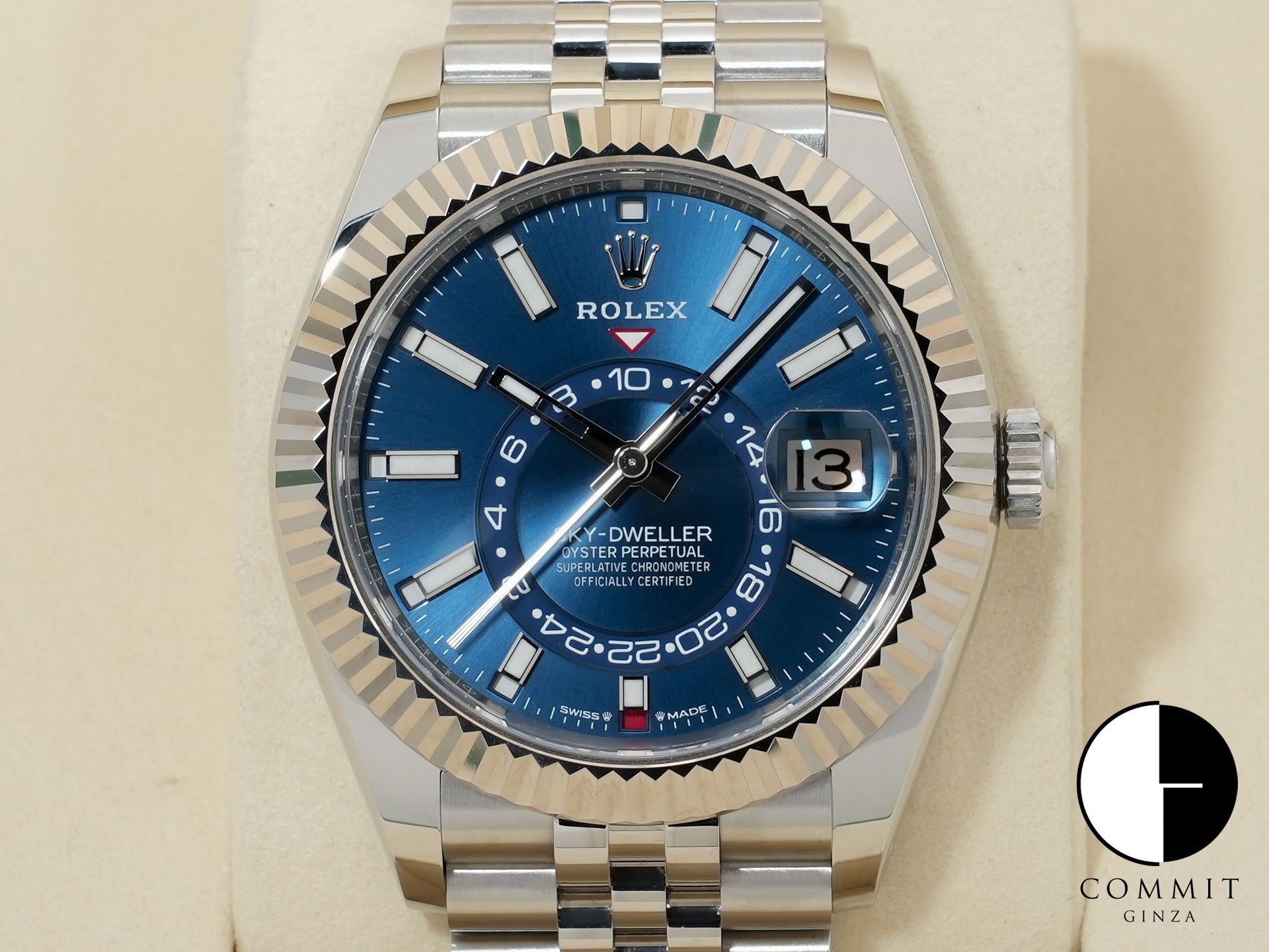 ロレックス スカイドゥエラー Ref.336934 ステンレススチール/ホワイトゴールド ブルー文字盤 ジュビリーブレスレット 美品 bzgq4d85 商品画像1