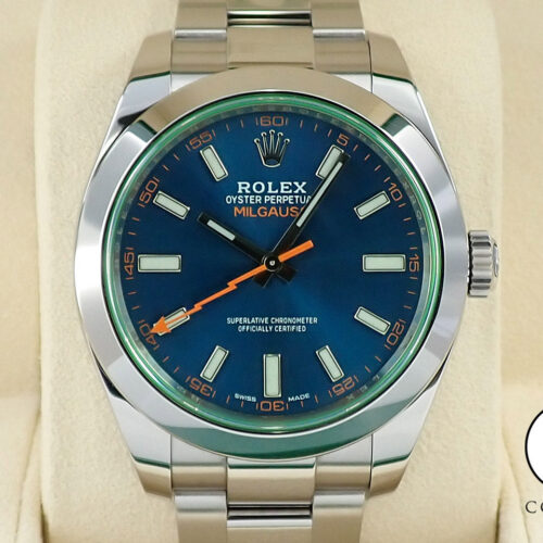 ロレックス ミルガウス Ref.116400GV ステンレススチール Zブルー文字盤 商品画像1