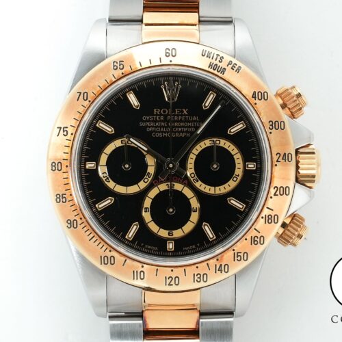 ロレックス デイトナ エルプリメロ Ref.16523 ステンレススチール/イエローゴールド ブラック文字盤 中古 buvt7ogp 商品画像1