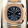 パテックフィリップ ノーチラス クロノグラフ Ref.5980/1AR-001 ステンレススチール/ローズゴールド ブルー文字盤 商品画像1