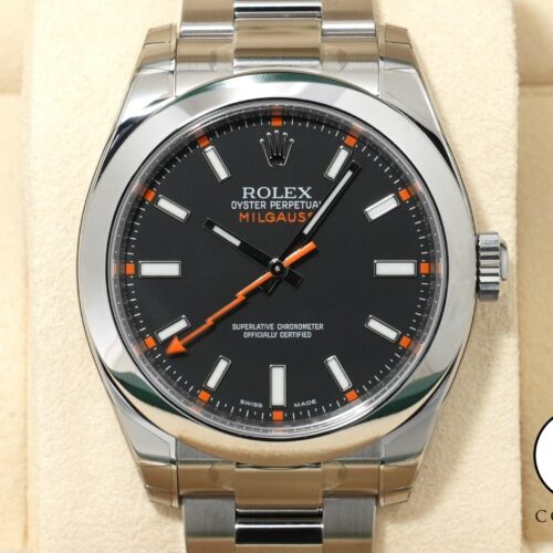ロレックス ミルガウス Ref.116400 ステンレススチール ブラック文字盤 未使用 i7zv322q 商品画像1