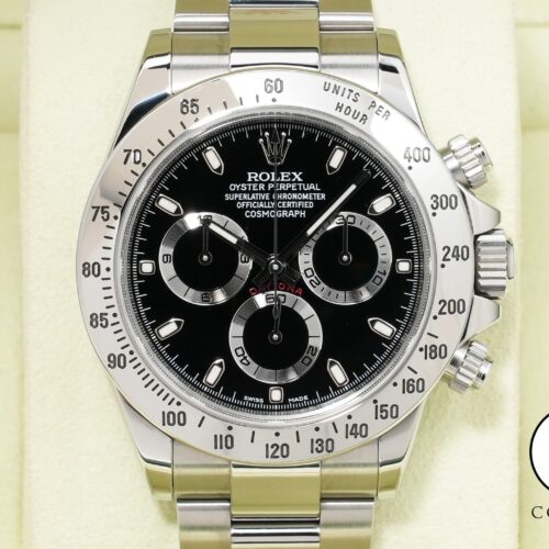 ロレックス デイトナ Ref.116520 ステンレススチール ブラック文字盤 中古 pp25b3qb 商品画像1
