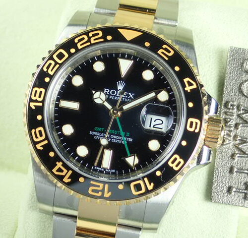 ロレックス GMTマスターII Ref.116713LN ブラック文字盤 未使用 gmt-master2-22 オイスターブレスレット 商品画像1